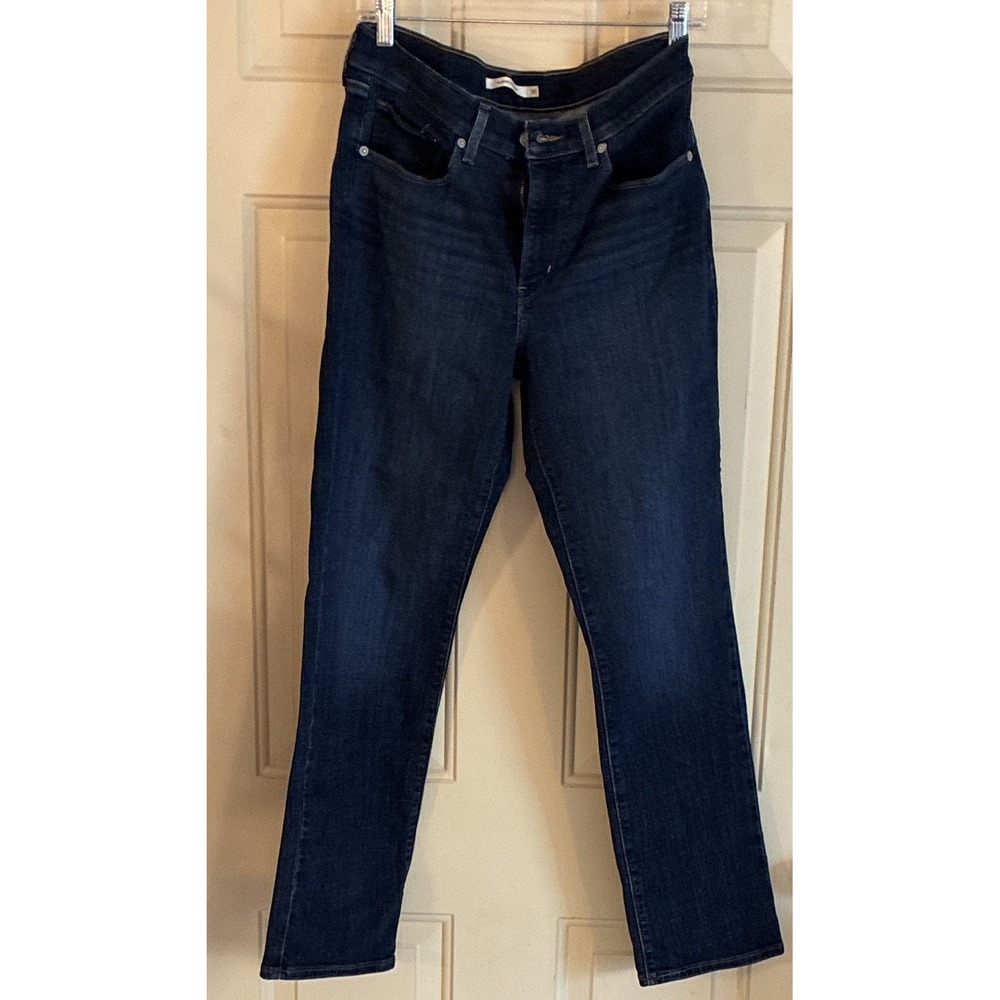 Levi's Women's Straight Jeans Blue Denim 5-Pocket 30” Waist